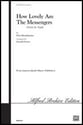 How Lovely Are the Messengers SATB choral sheet music cover